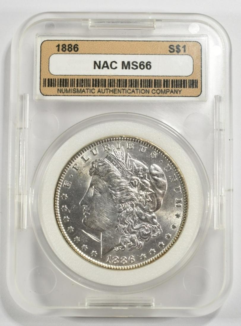 1886 MORGAN DOLLAR SUERB GEM (1 of 4)