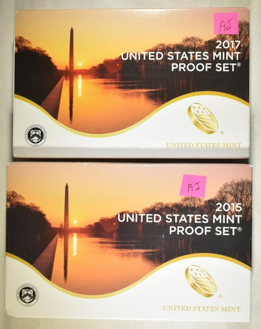 2015, 2017 U.S. MINT PROOF SETS (1 of 2)