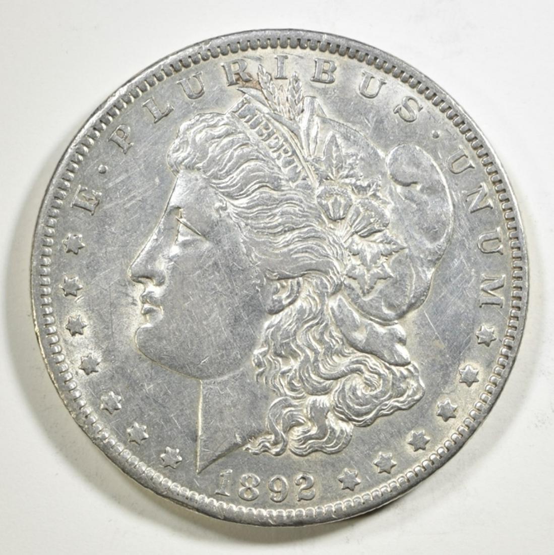 1892 MORGAN DOLLAR AU (1 of 2)
