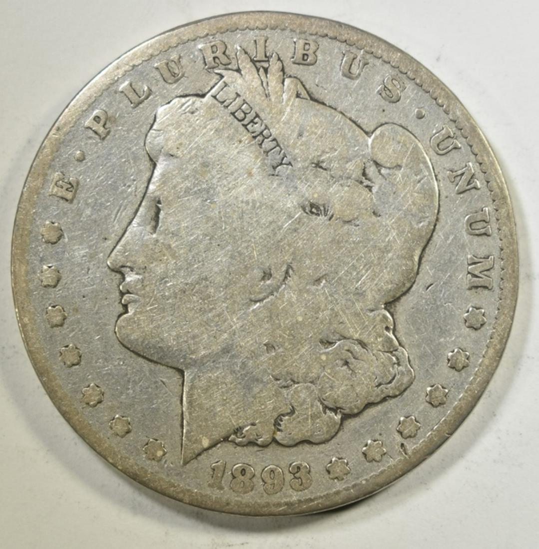1893-CC MORGAN DOLLAR G/VG (1 of 2)