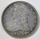 1839-O BUST HALF DOLLAR  LOVELY ORIG UNC