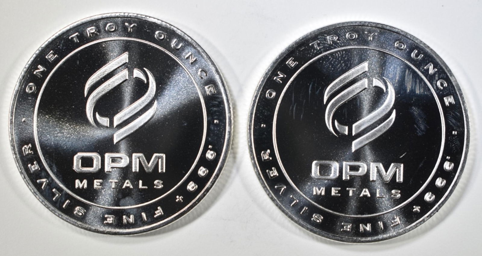 2-ONE OUNCE .999 SILVER ROUNDS (1 of 2)