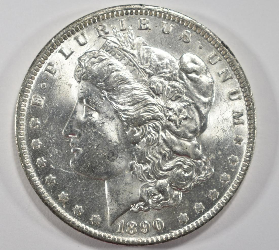 1890 O MORGAN DOLLAR BU (1 of 2)