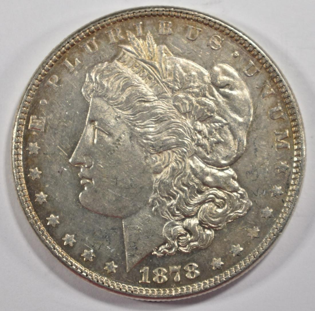 1878 7TF MORGAN DOLLAR  BU  LOOKS PROOF LIKE (1 of 2)