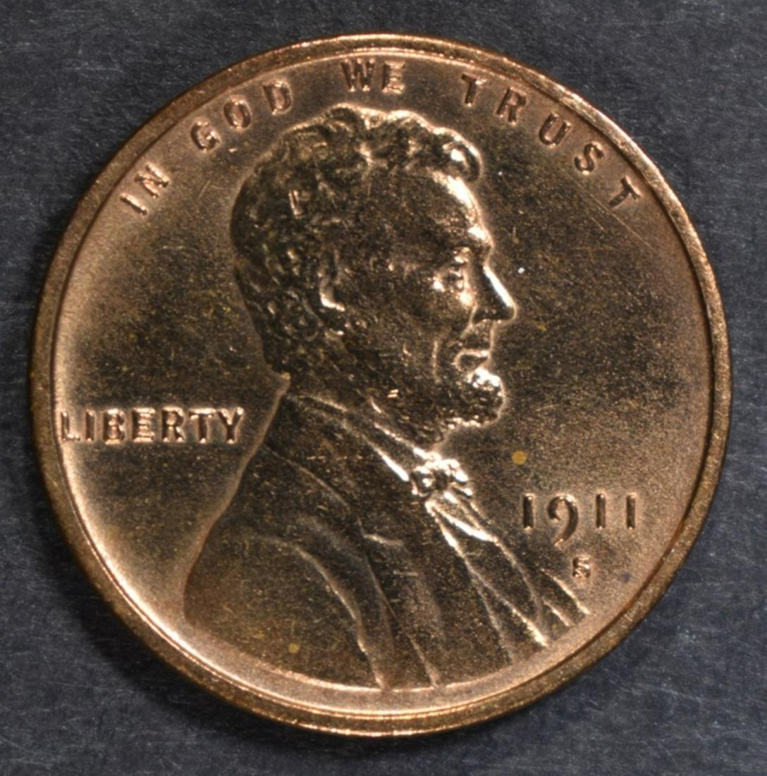 1911-S LINCOLN CENT  CH BU RED (1 of 2)