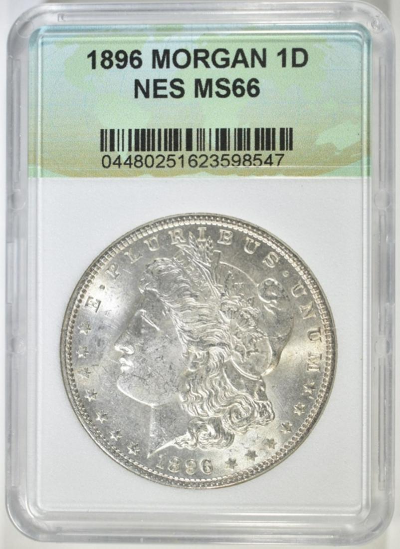 1896 MORGAN DOLLAR NES GEM BU (1 of 4)