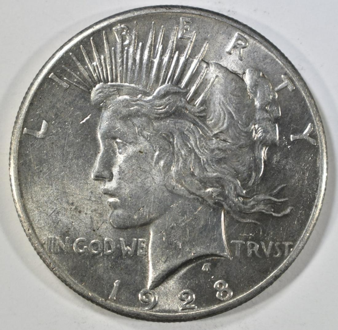 1928 PEACE DOLLAR BU (1 of 2)