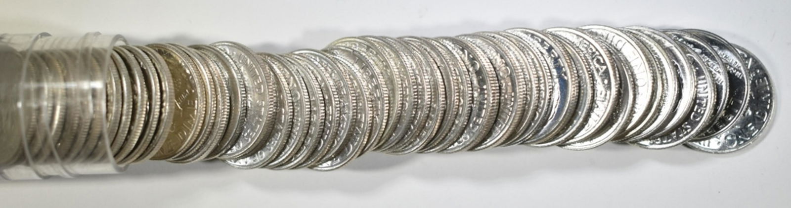 BU ROLL OF 1960 ROOSEVELT DIMES (1 of 2)