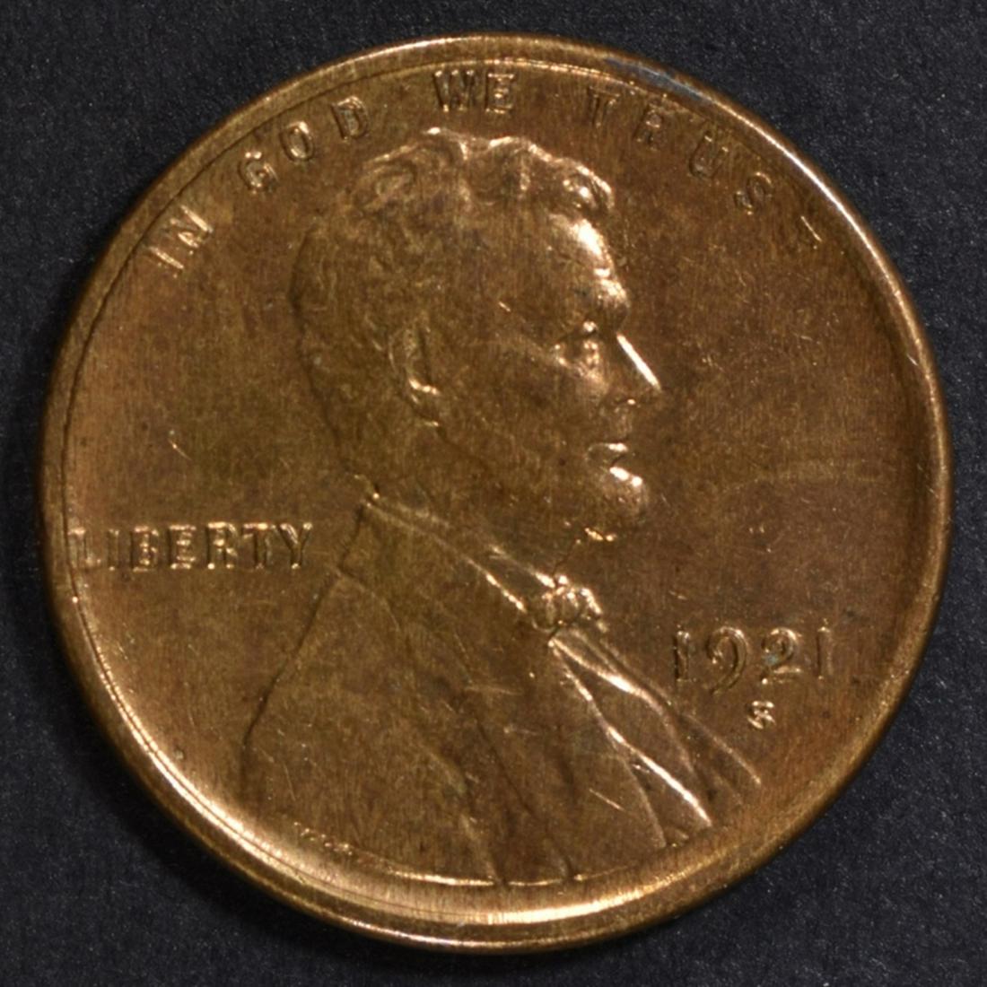 1921-S LINCOLN CENT  BU (1 of 2)