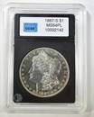 1887-S MORGAN DOLLAR  CCGS CH/GEM BU PL