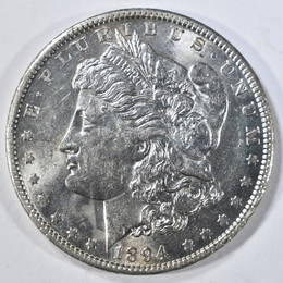 1894-O MORGAN DOLLAR  NICE BU