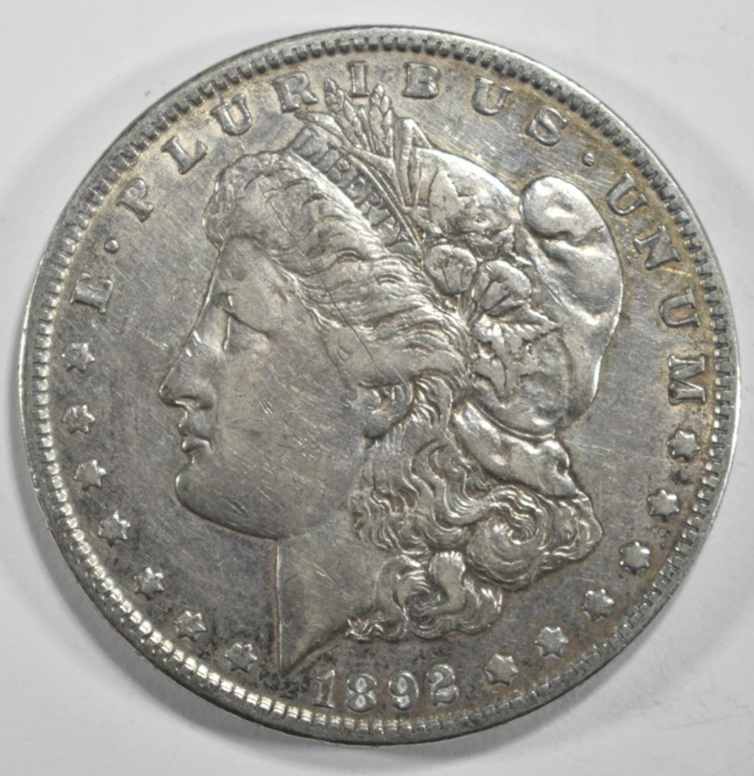 1892-O MORGAN DOLLAR XF LIGHT SCRATCH (1 of 2)