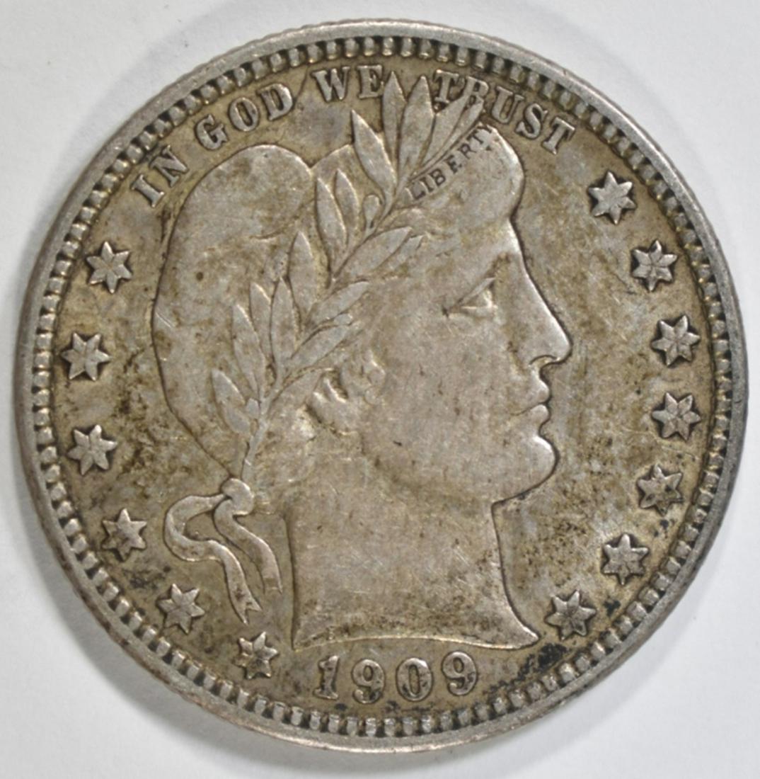 1909-D BARBER QUARTER AU (1 of 2)