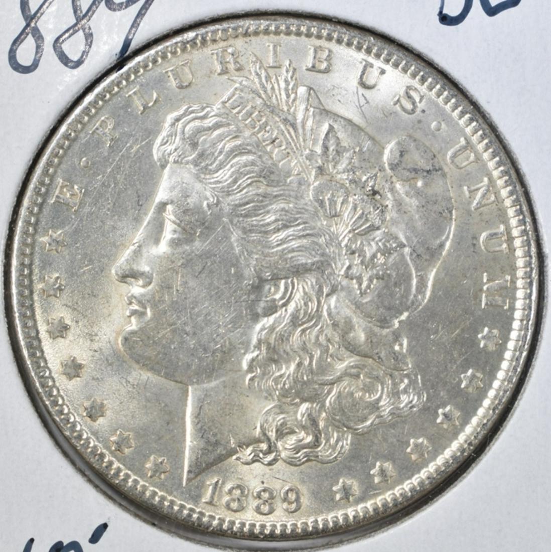 1889 MORGAN DOLLAR BU (1 of 2)