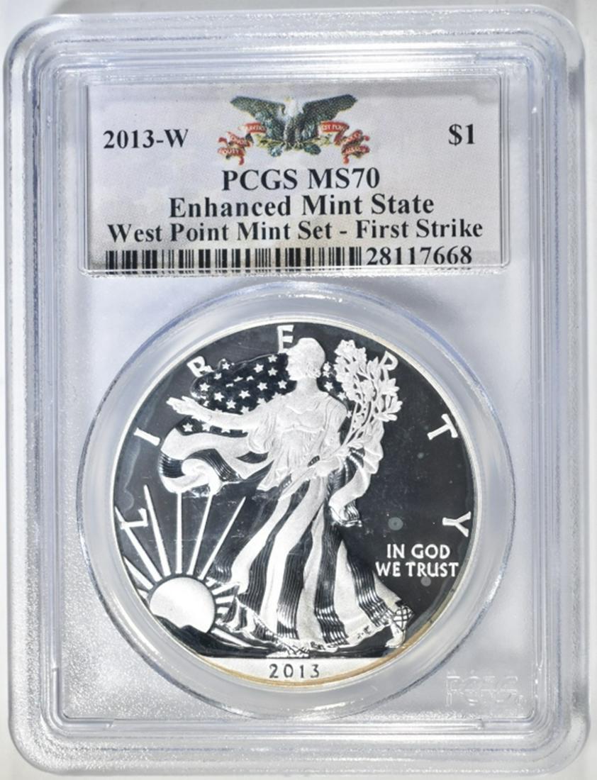 2013-W ASE ENHANCED FINISH PCGS MS-70 1ST STRIKE (1 of 4)