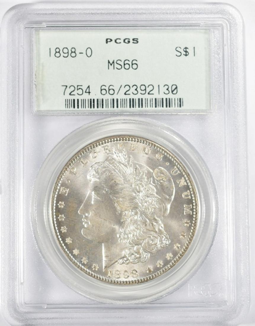 1898-O MORGAN DOLLAR  PCGS MS-66 (1 of 4)