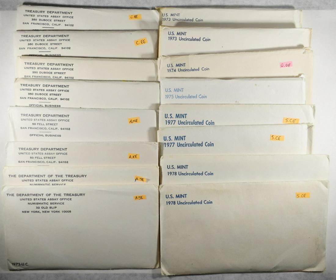 MINT SETS IN ORIG PACKAGING; 2EA 1968, 69, 71, 72, (1 of 2)