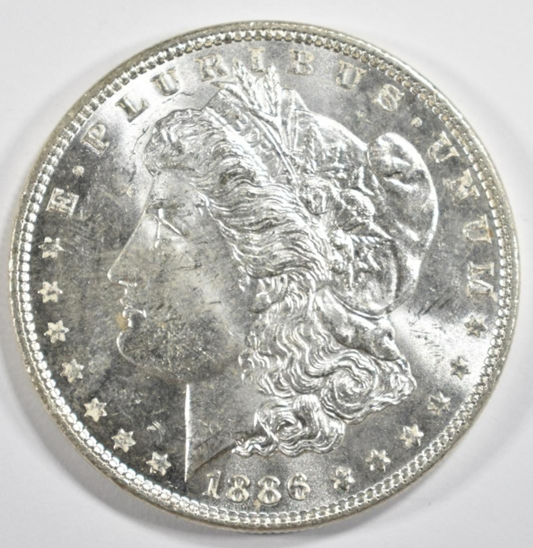 1886 MORGAN DOLLAR  CH BU (1 of 2)