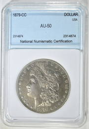 1879-CC MORGAN DOLLAR NNC AU