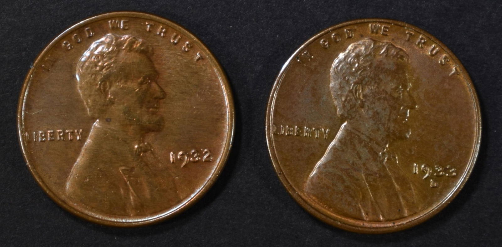 1932 & 33-D LINCOLN CENTS  CH BU (1 of 2)