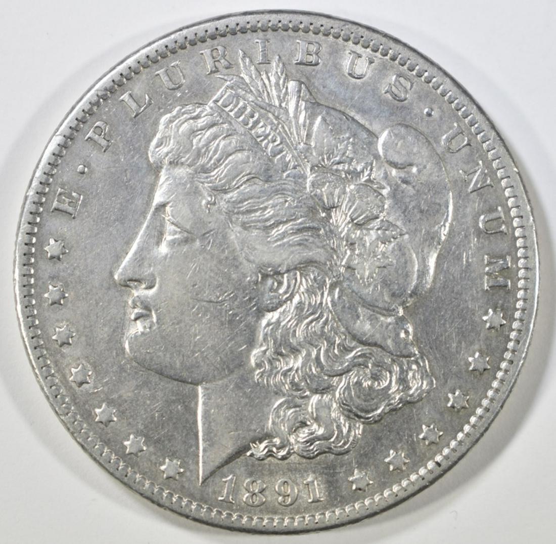 1891-CC MORGAN DOLLAR  VF VAM 3 SPITTING EAGLE (1 of 2)