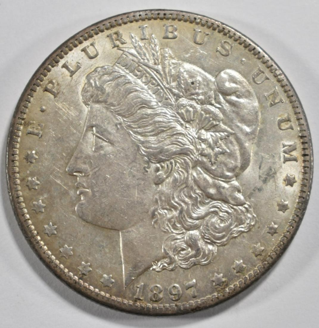 1897-O MORGAN DOLLAR  LOVELY ORIG. BU (1 of 2)
