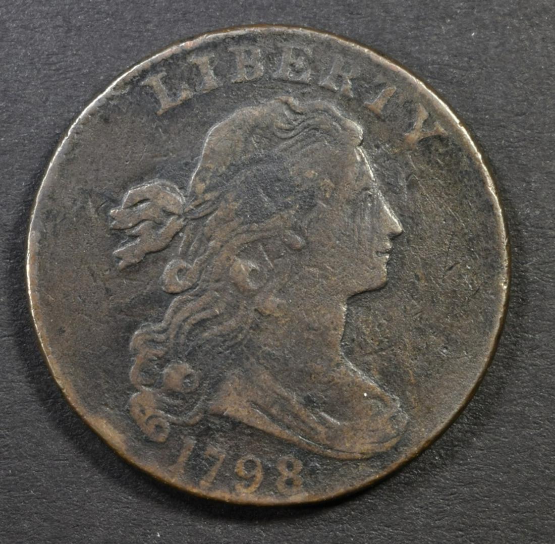 1798 2ND HAIRSTYLE LARGE CENT  FINE (1 of 2)