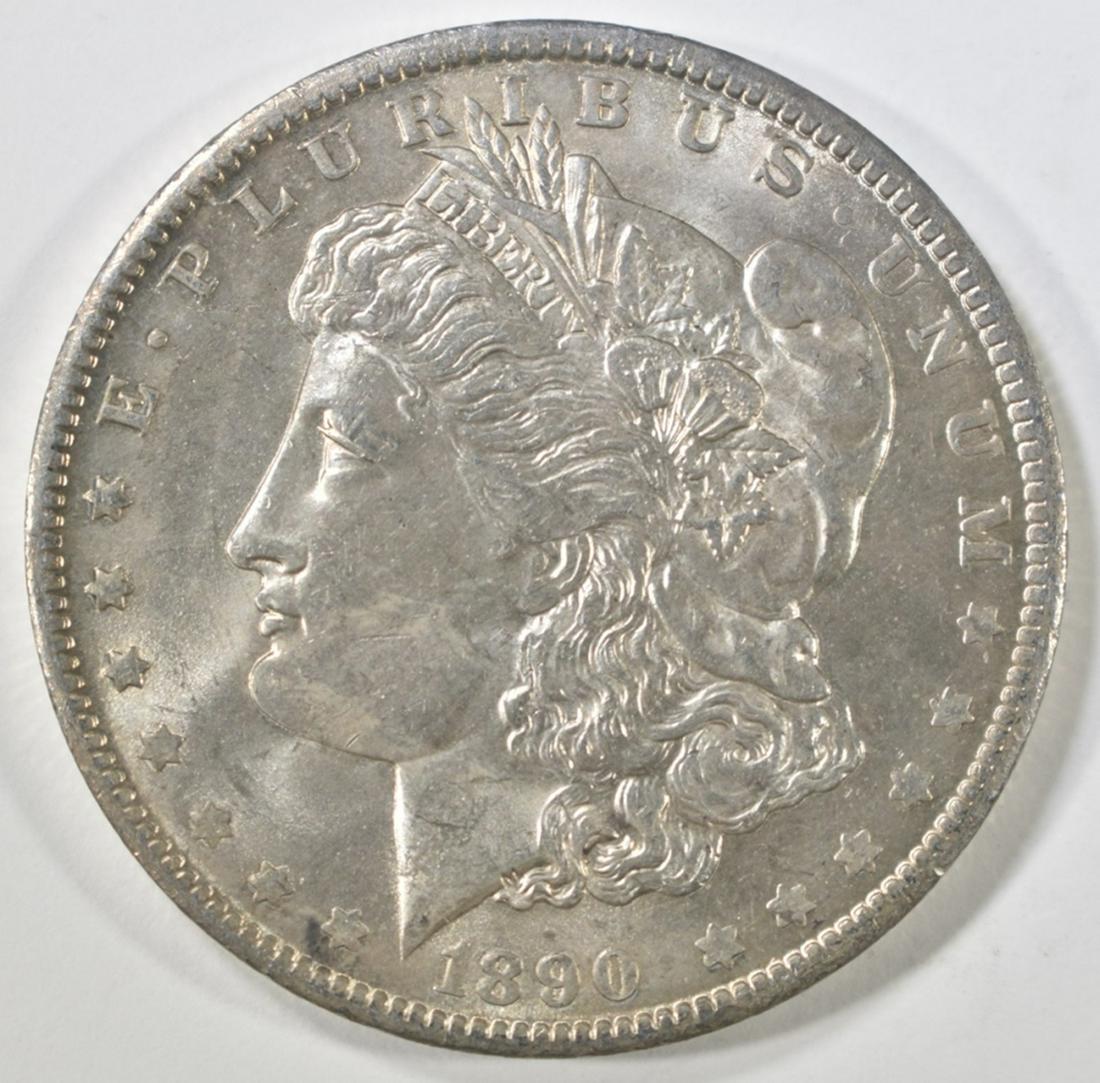 1890-O MORGAN DOLLAR CH/GEM BU (1 of 2)