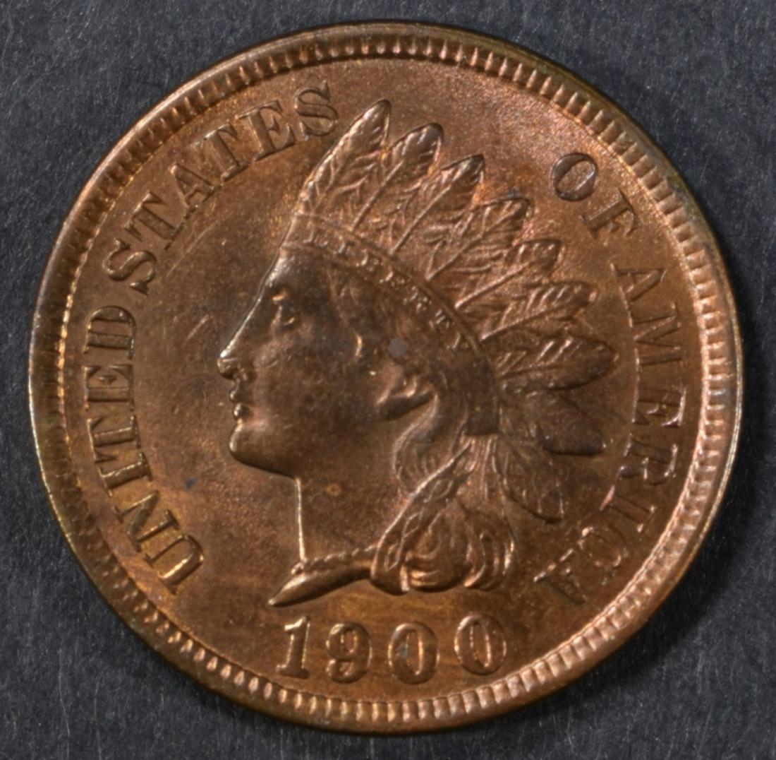 1900 INDIAN CENT  CH/GEM BU (1 of 2)