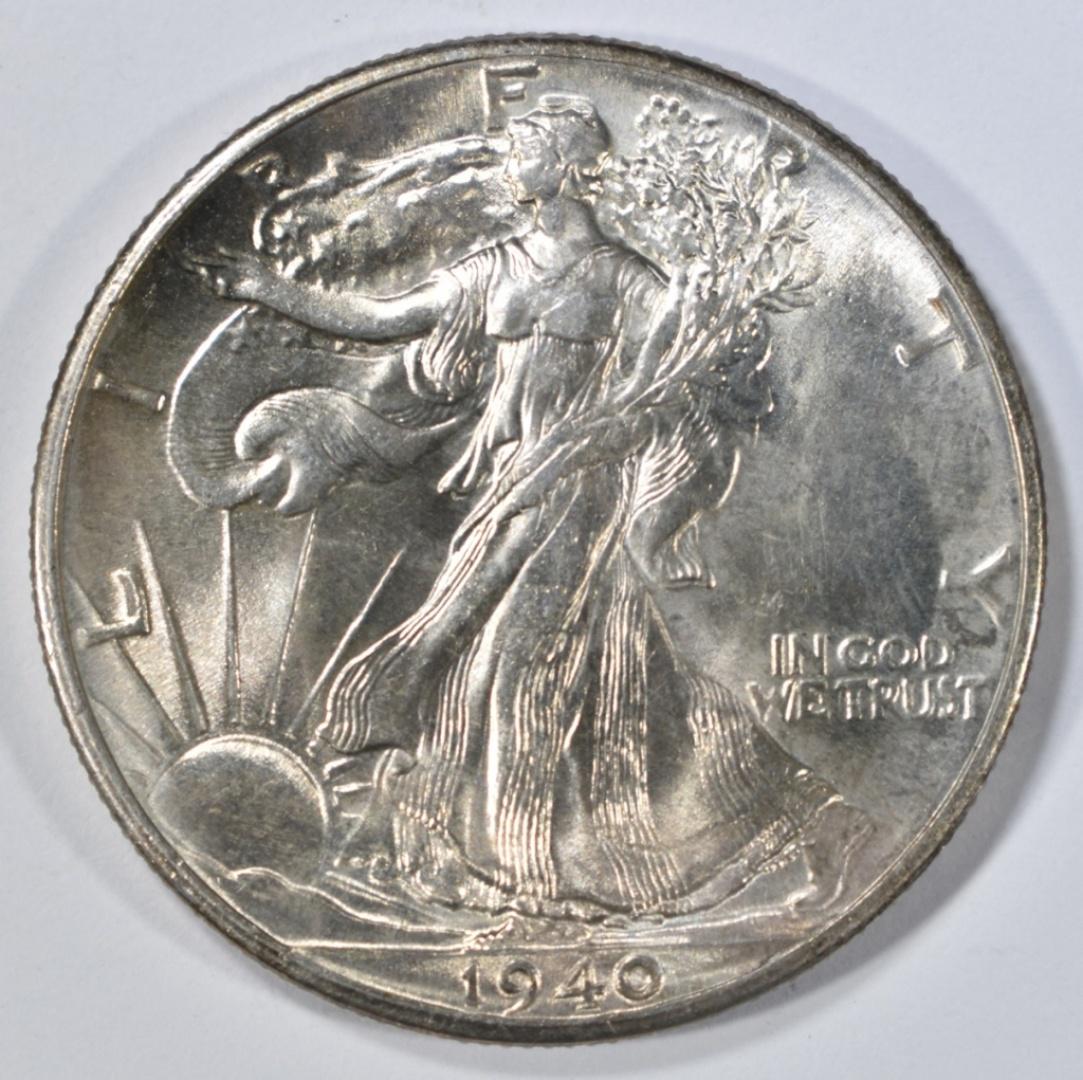 1940 WALKING LIBERTY HALF DOLLAR  GEM BU (1 of 2)