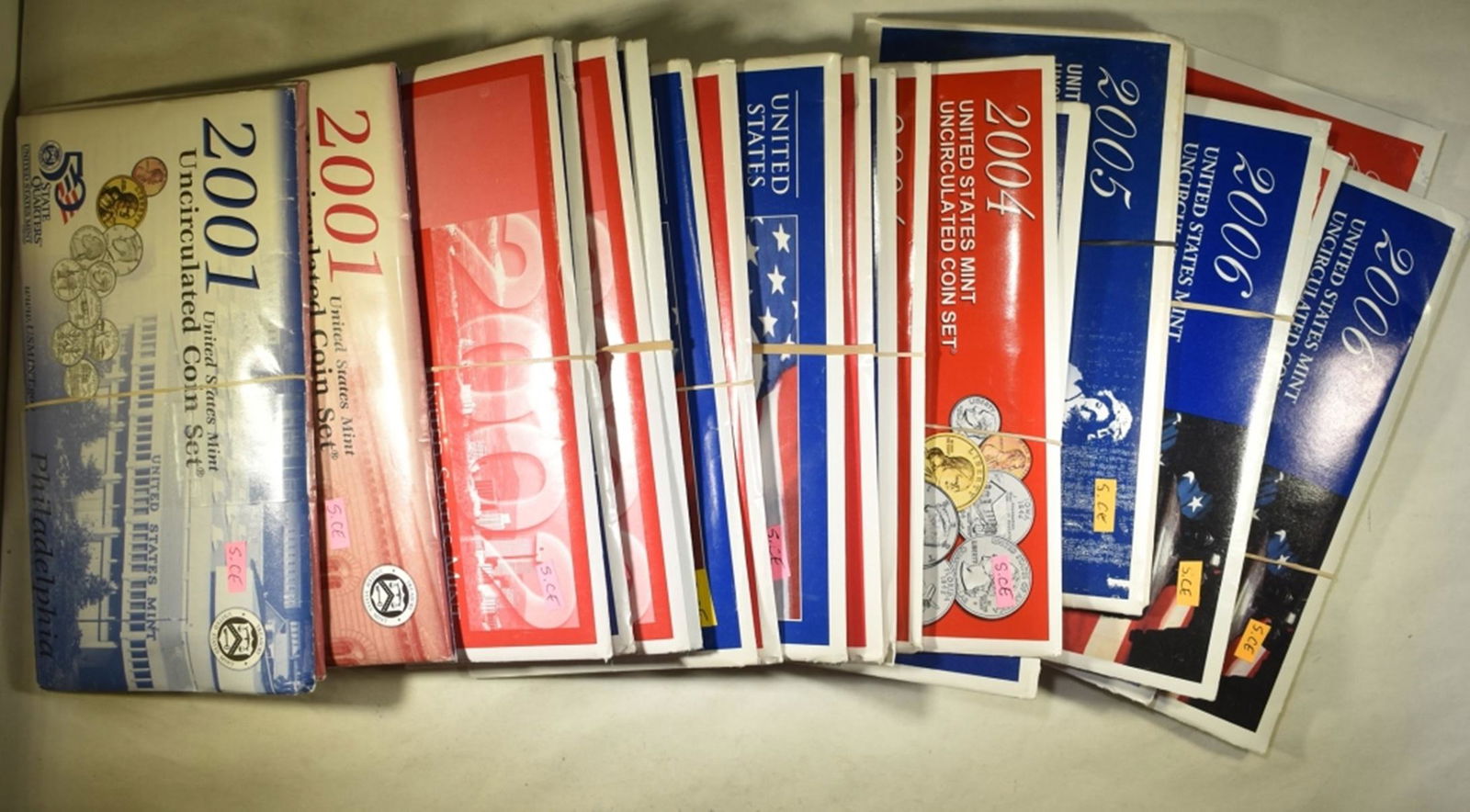 MINT SETS IN ORIG PACKAGING; 2ea 2001, 02, 03, (1 of 1)