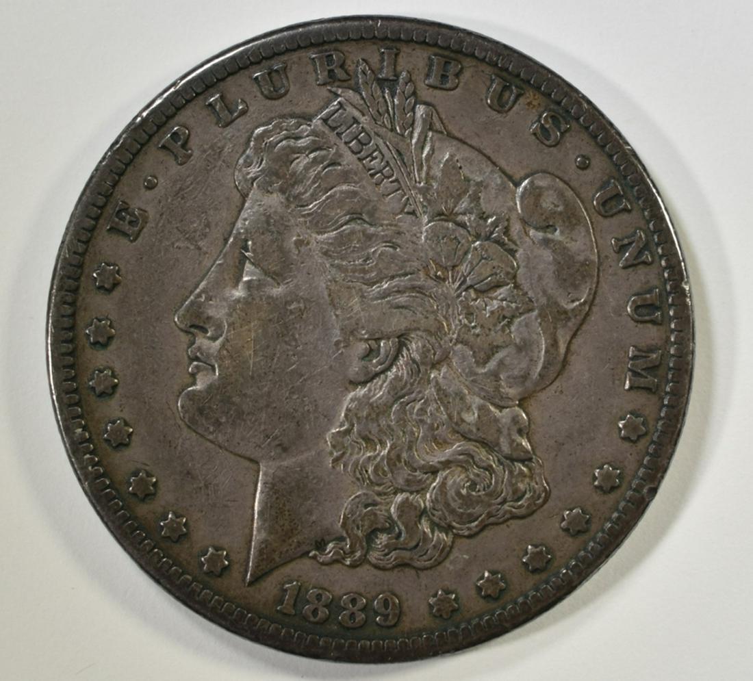 1889-CC MORGAN DOLLAR XF (1 of 2)