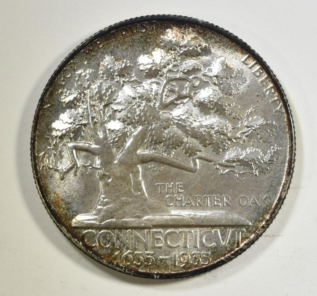 1935 CONNECTICUT COMMEM HALF DOLLAR GEM BU (1 of 2)