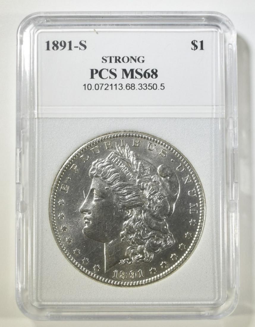 1891-S MORGAN DOLLAR  NNC SUPERB GEM (1 of 4)