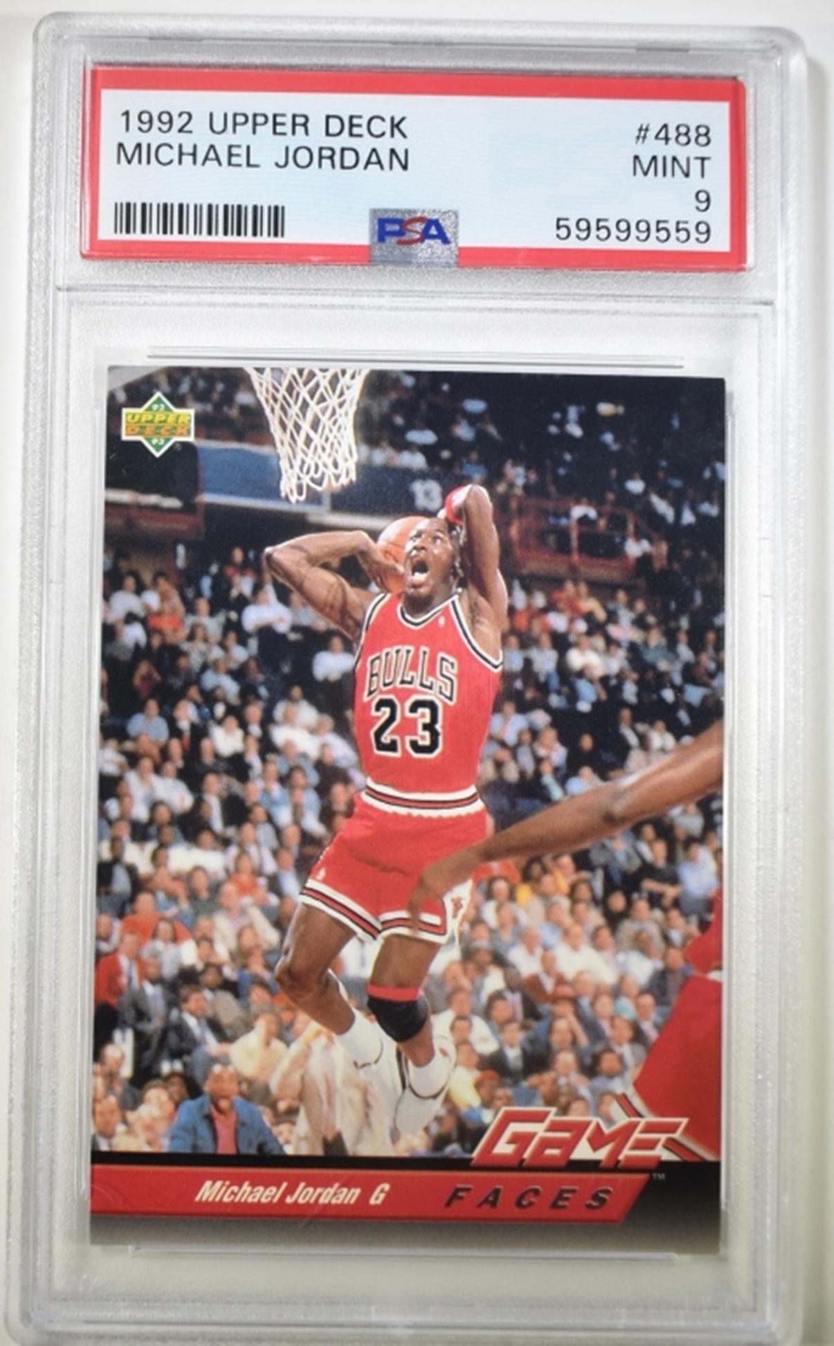 1992 UD MICHAEL JORDAN #488 MINT 9 (1 of 2)
