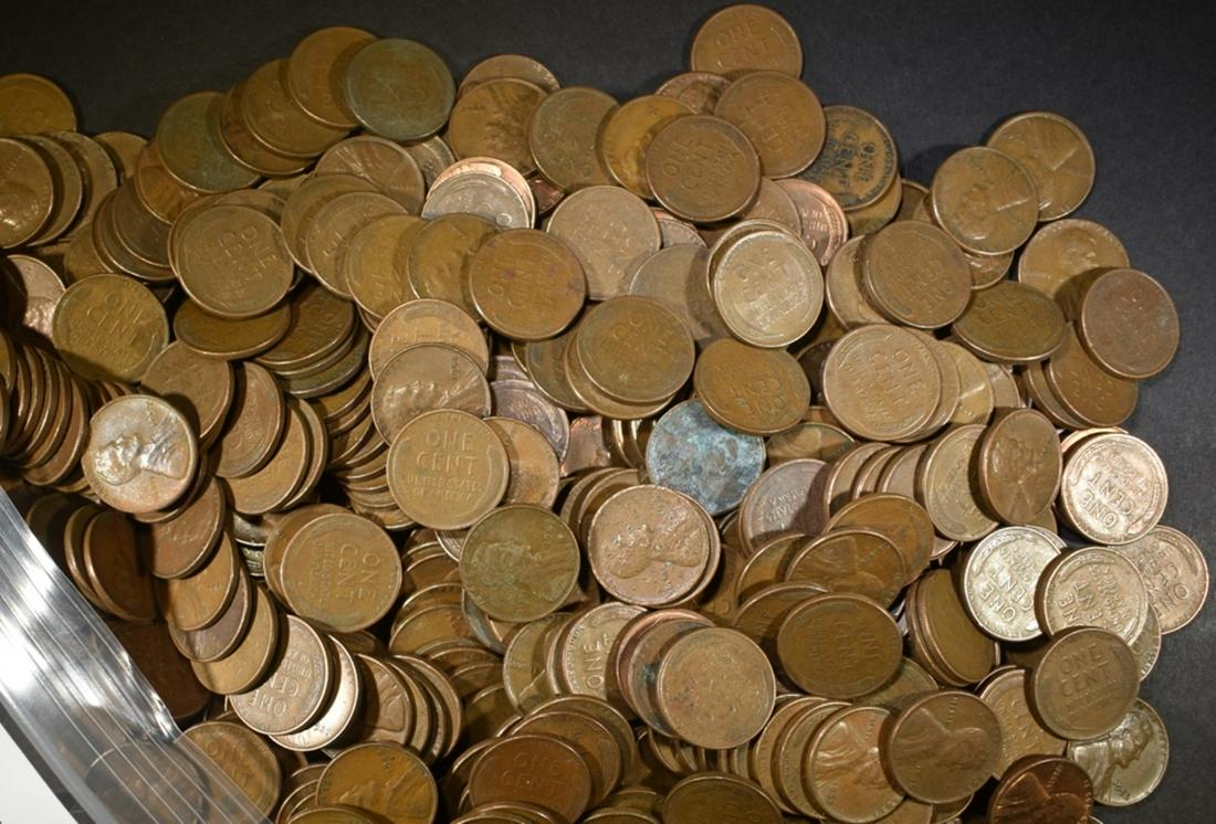 500 MIXED DATE CIRC LINCOLN CENTS (1 of 2)