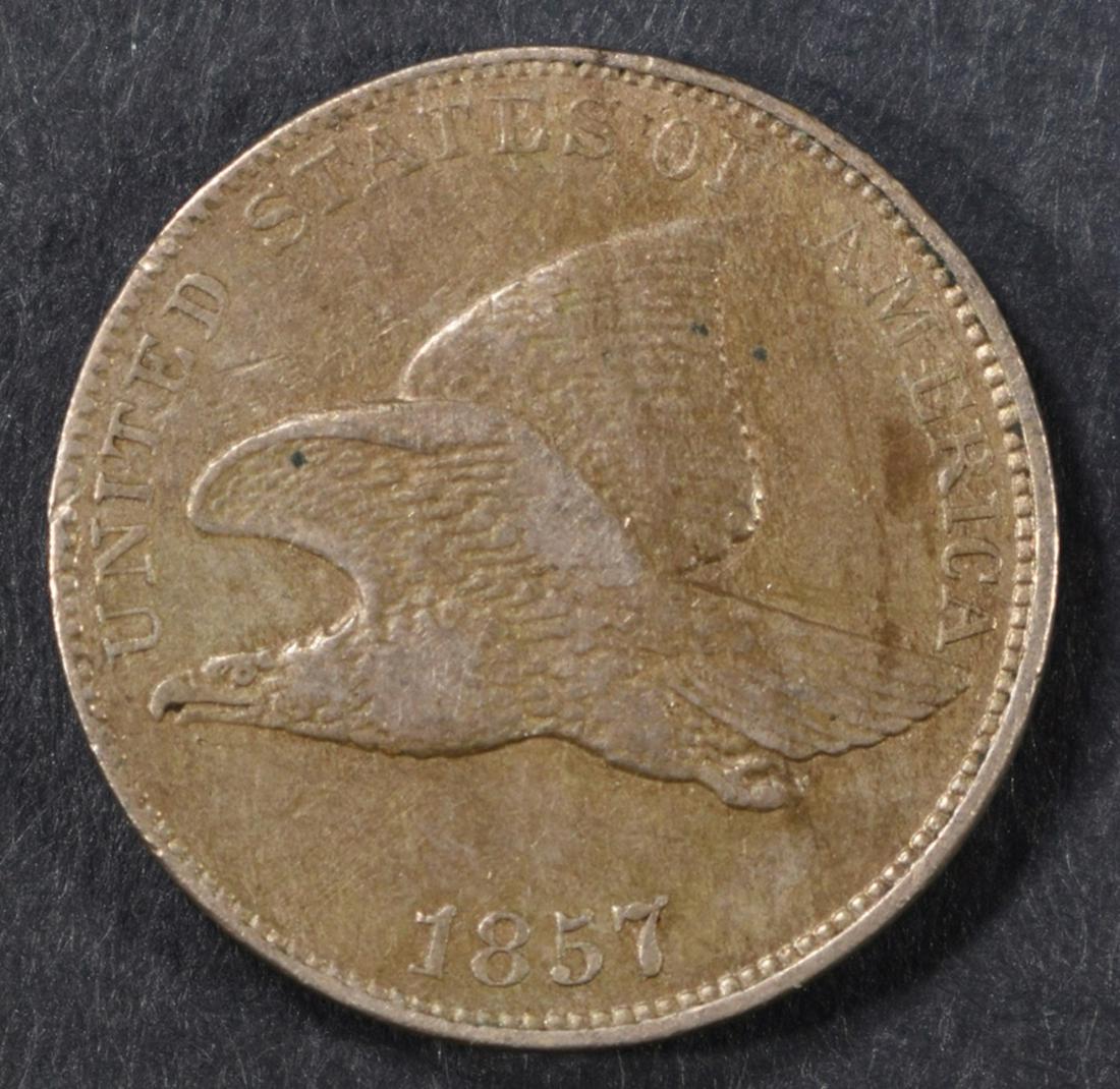1857 FLYING EAGLE CENT XF (1 of 2)