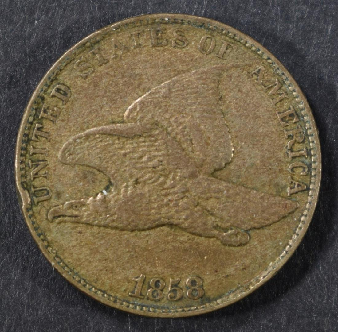 1858 FLYING EAGLE CENT XF (1 of 2)