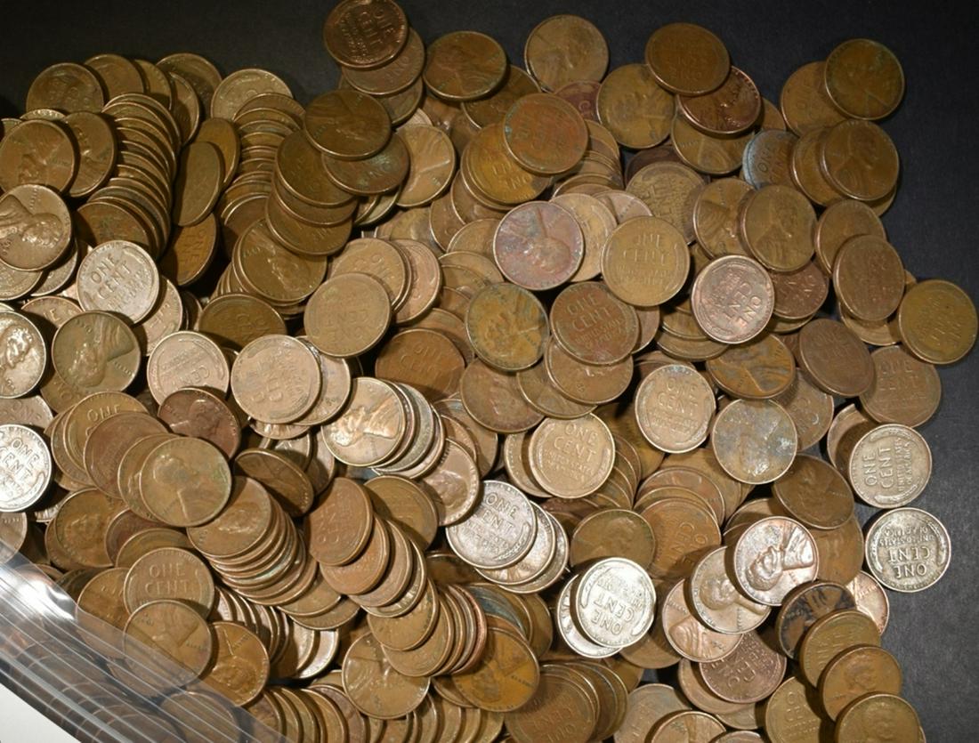 500 MIXED DATE CIRC LINCOLN CENTS (1 of 2)