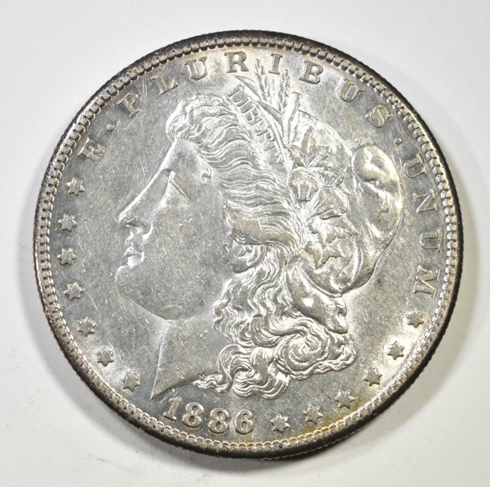 1886-S MORGAN DOLLAR CH AU (1 of 2)