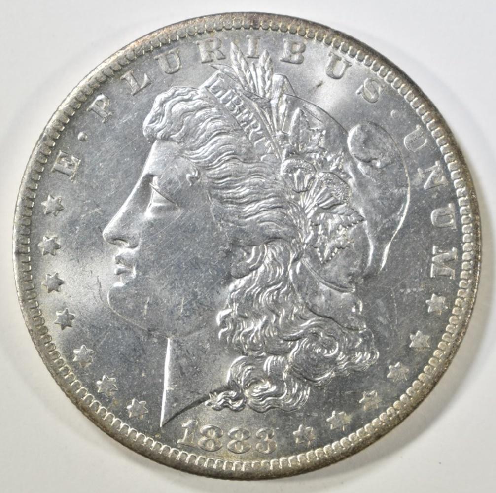 1883-O MORGAN DOLLAR CH BU (1 of 2)