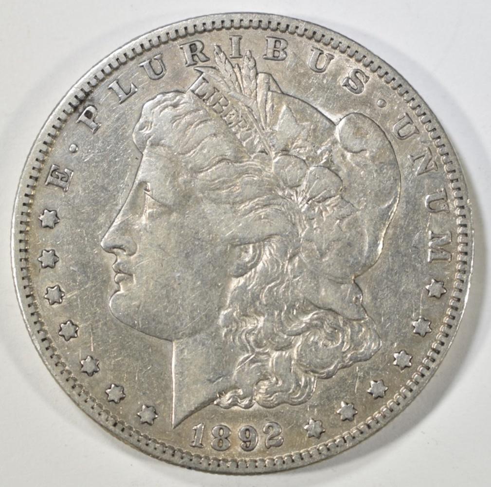 1892-S MORGAN DOLLAR VF (1 of 2)