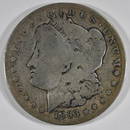 1893-S MORGAN DOLLAR, VG