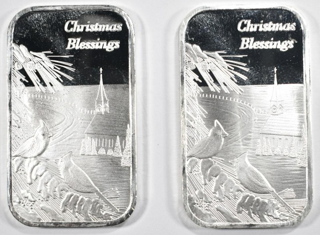 (2) 2022 CARDINAL 1OZ .999 SILVER BAR (1 of 2)