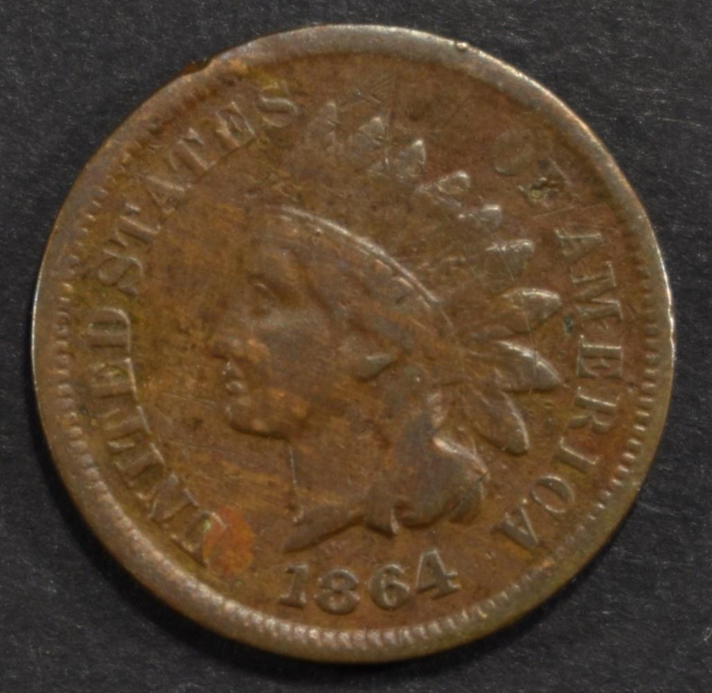 1864 "L" INDIAN CENT  FINE (1 of 2)