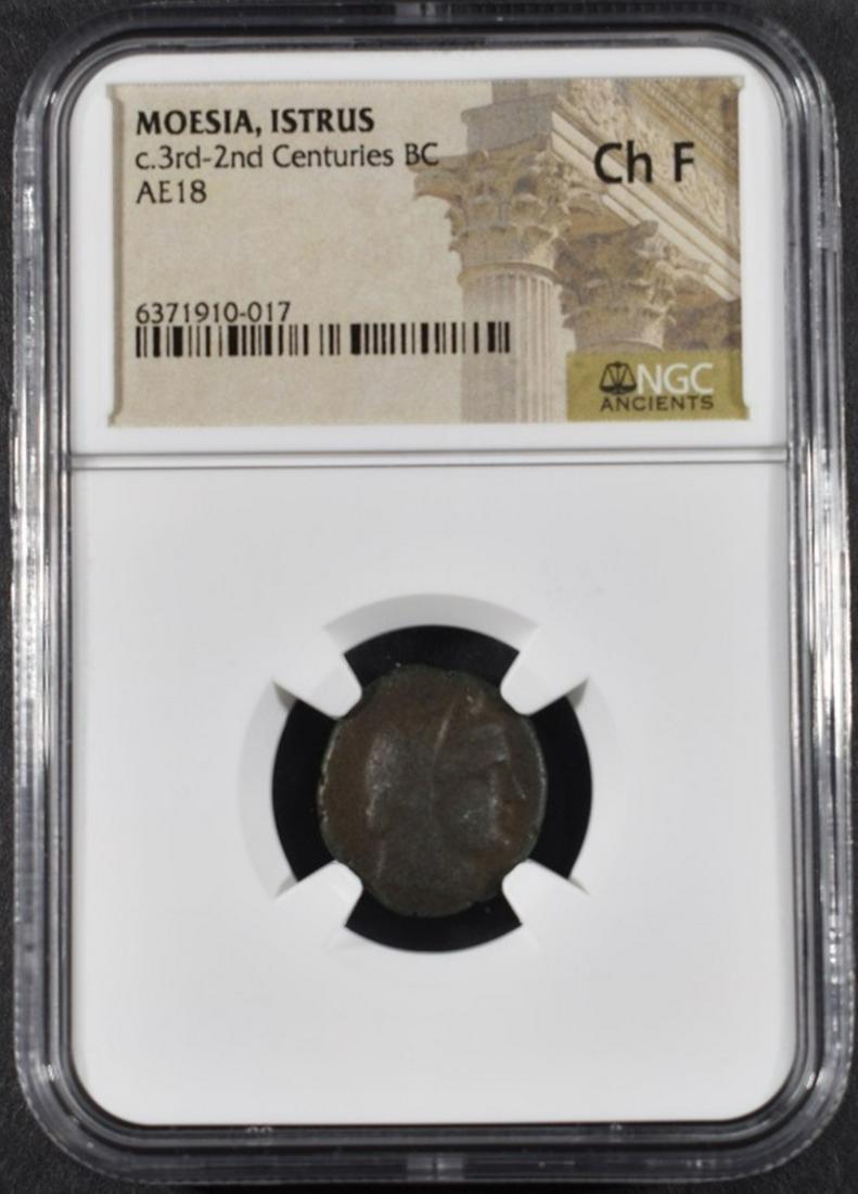3RD - 2ND CENTURIES BC AE18 NGC CH F (1 of 4)
