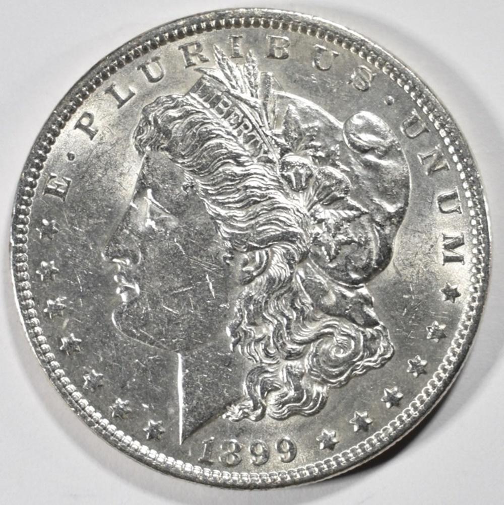 1899 MORGAN DOLLAR AU/BU (1 of 2)