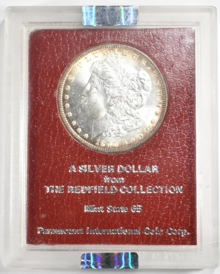 1896 MORGAN DOLLAR REDFIELD NGC MS 63 (1 of 4)