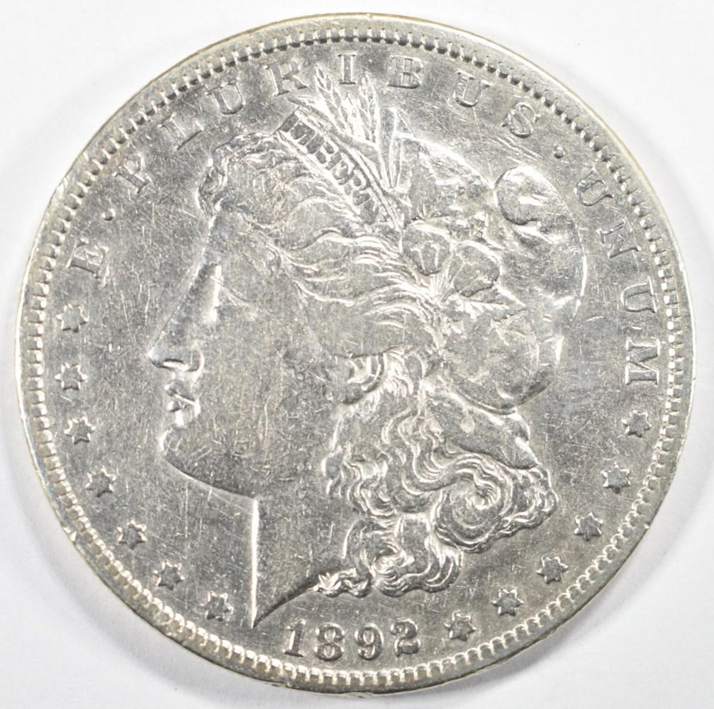 1892-S MORGAN DOLLAR VF+ (1 of 2)