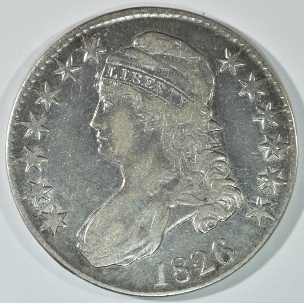 1826 BUST HALF DOLLAR XF (1 of 2)